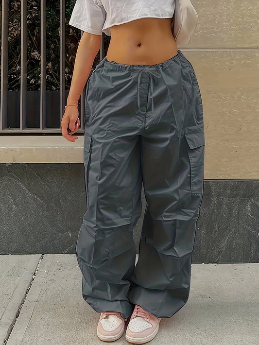 Y2K Loose Drawstring Cargo Pants