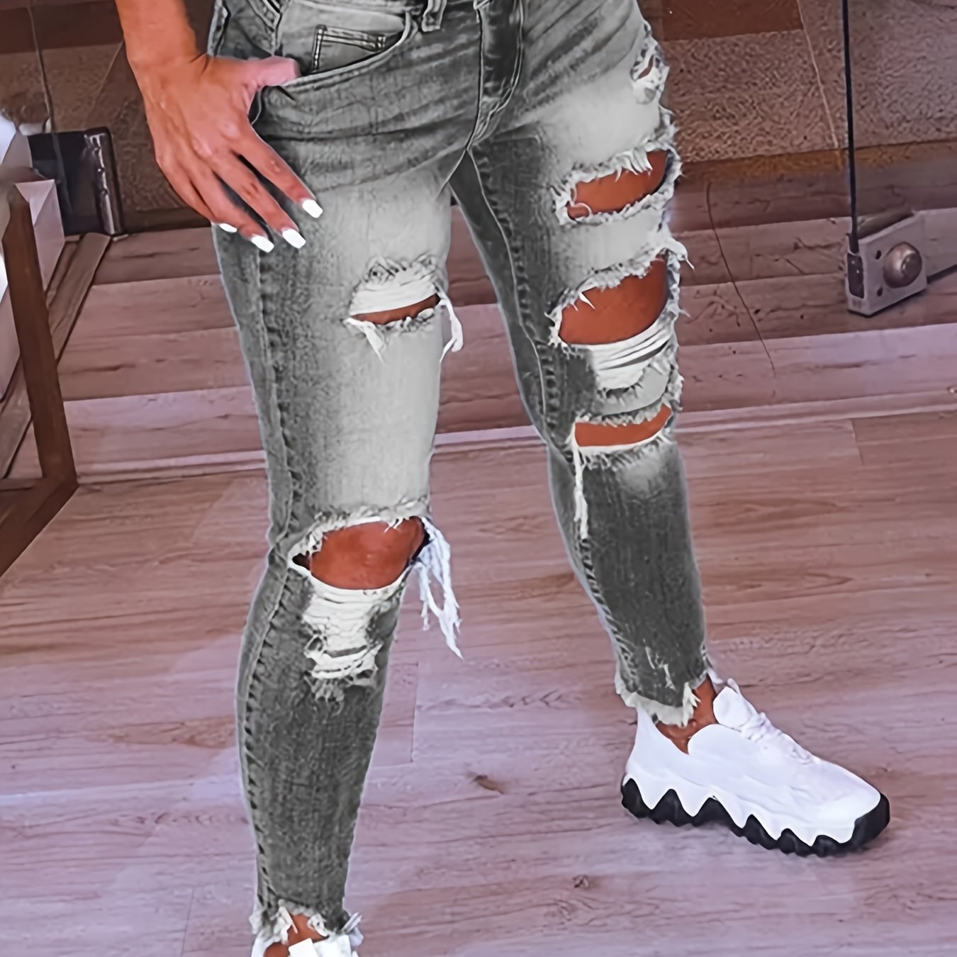 Plus Size Casual Jeans