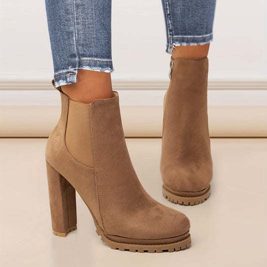 Stylish Pointed Toe Ankle Boots