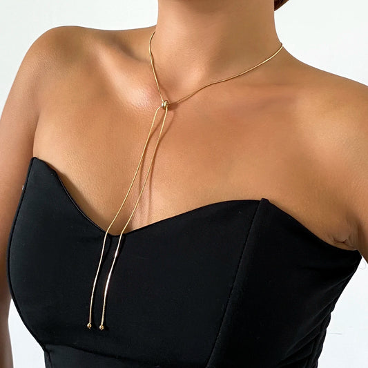 Snake Chain Choker Necklace