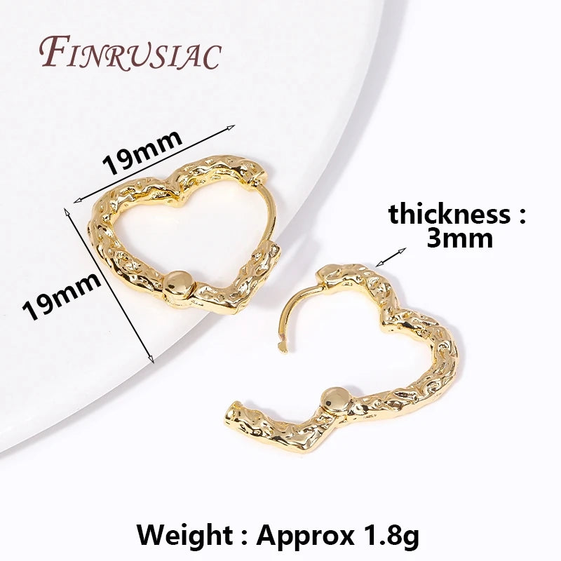 18K Real Gold Plated Earrings
