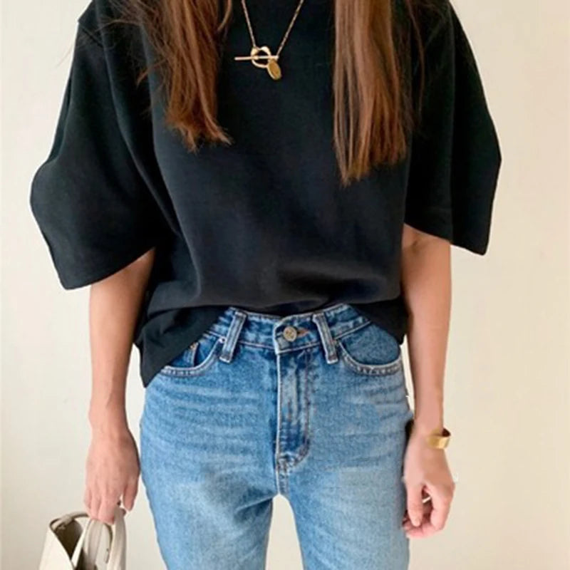 Cotton T Shirt Short Sleeve Tee