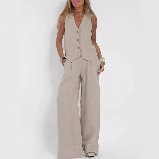 stylish Vest Pants Casual Suit