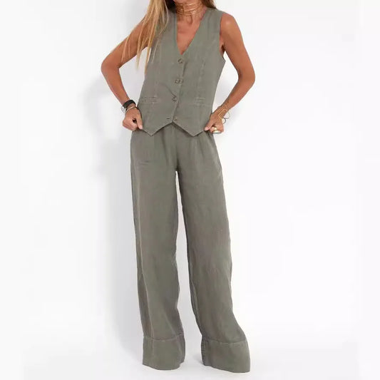 stylish Vest Pants Casual Suit