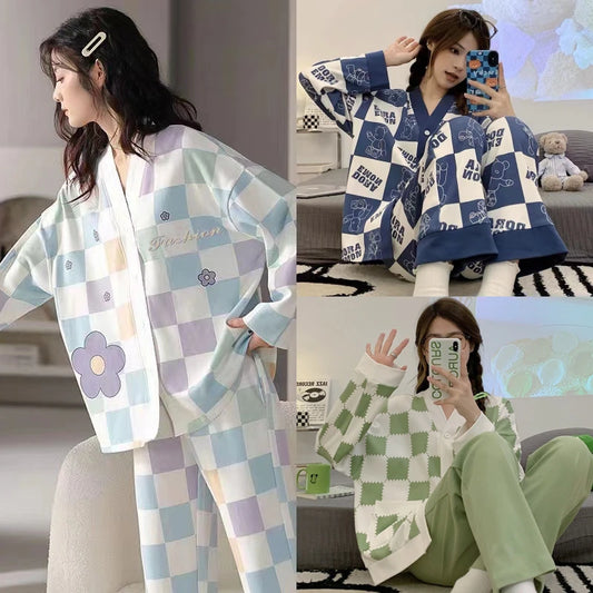 Cute Pajamas Long-Sleeved