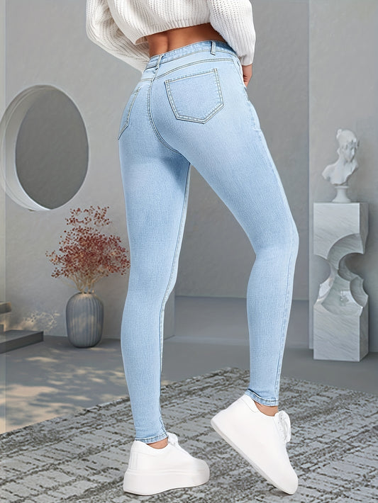 Blue Slim Fit Skinny Jeans