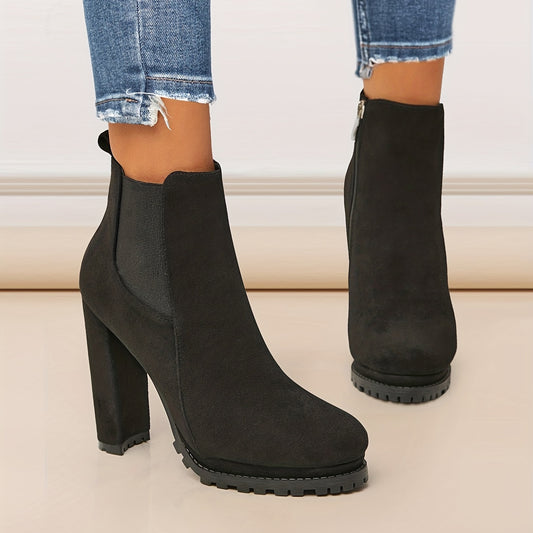 Stylish Pointed Toe Ankle Boots