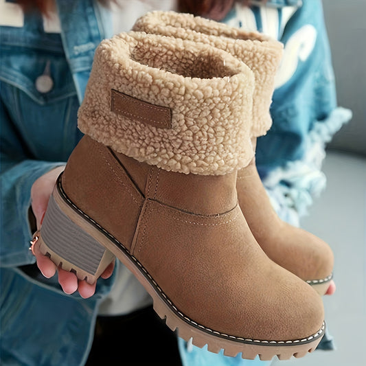 Warm Faux Fur Lined Boots