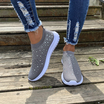 Lightweight Breathable Mesh Platform Sneakers
