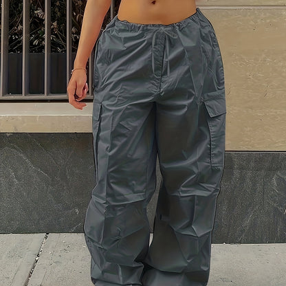 Y2K Loose Drawstring Cargo Pants