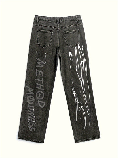 Trendy Embroidered jeans