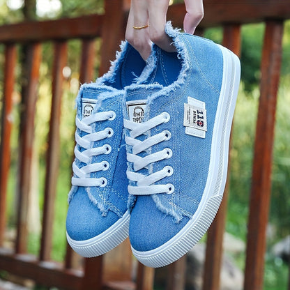 Casual Round Toe Solid Color Canvas Shoes