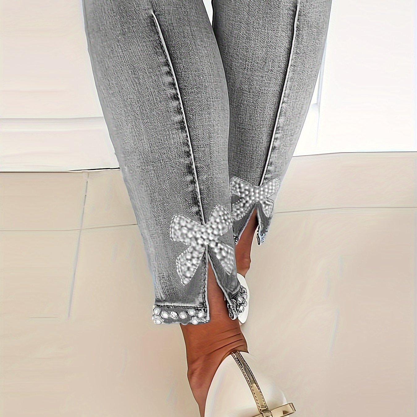 Stylish Blue skinny jeans