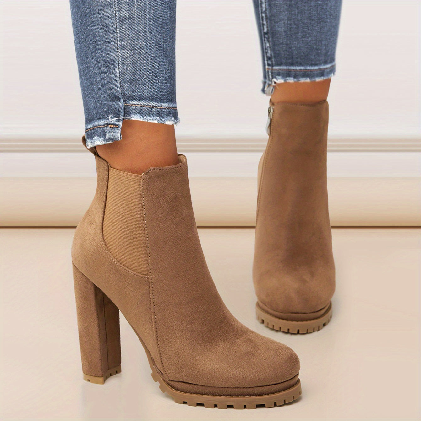 Stylish Pointed Toe Ankle Boots