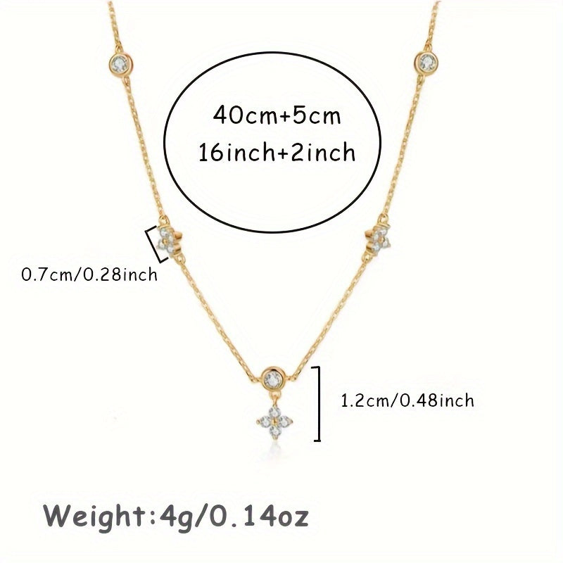 Four-leaf Clover Chain Necklace