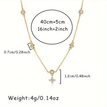 Four-leaf Clover Chain Necklace