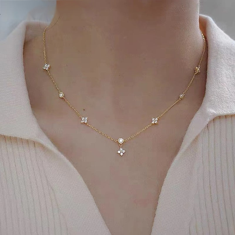 Four-leaf Clover Chain Necklace
