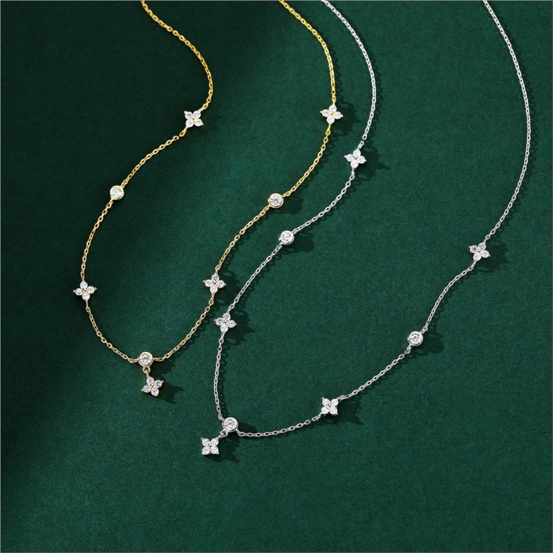 Four-leaf Clover Chain Necklace