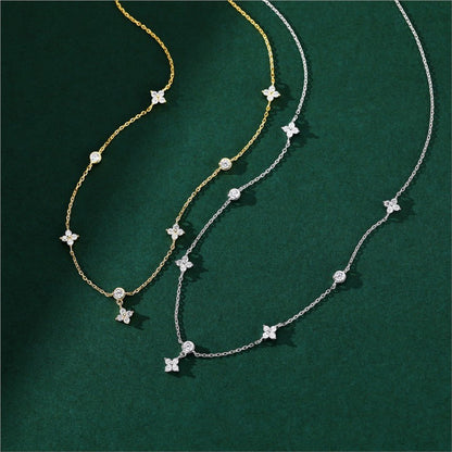 Four-leaf Clover Chain Necklace
