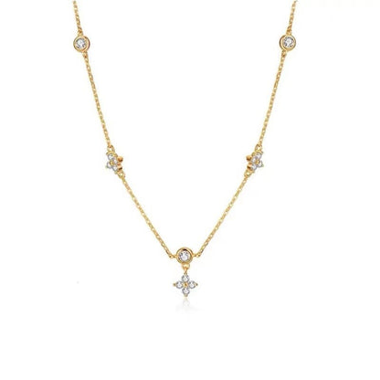 Four-leaf Clover Chain Necklace