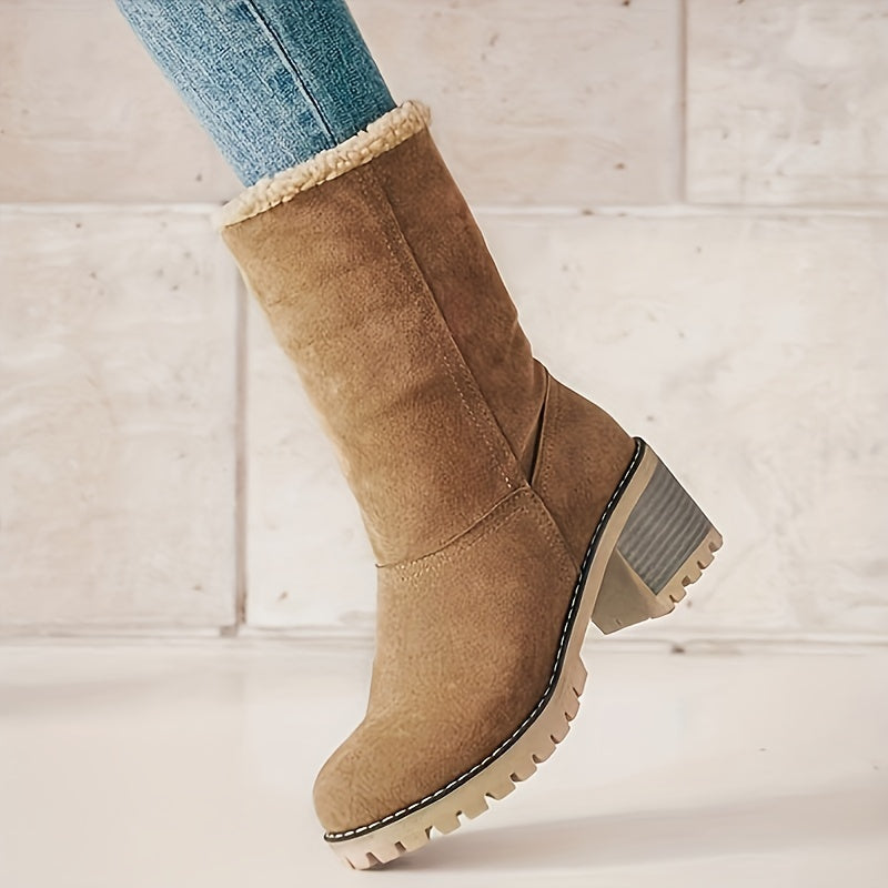 Warm Faux Fur Lined Boots