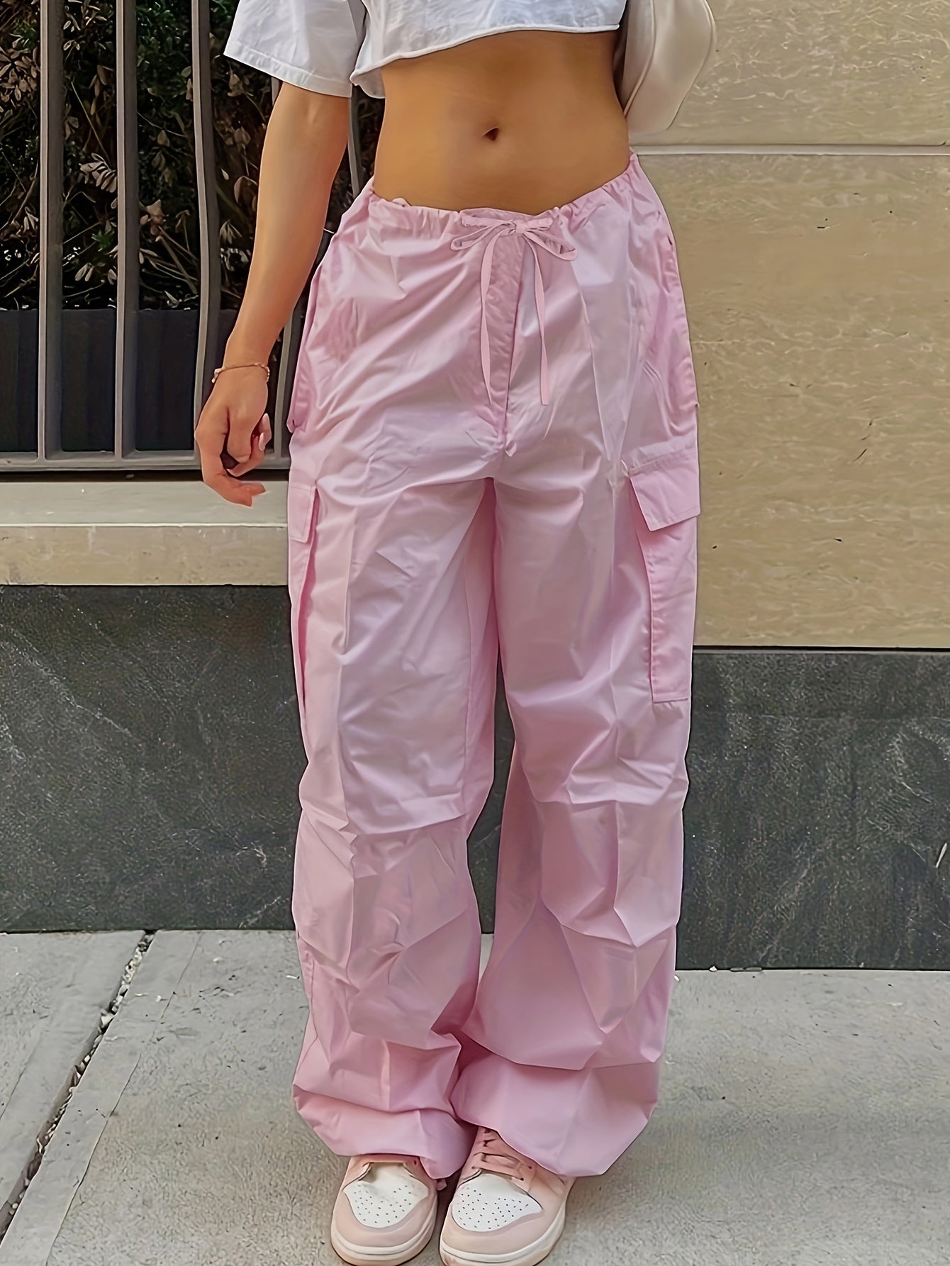 Y2K Loose Drawstring Cargo Pants