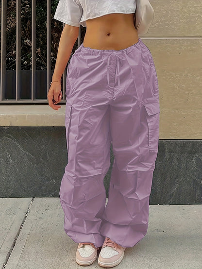 Y2K Loose Drawstring Cargo Pants