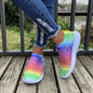 Lightweight Breathable Mesh Platform Sneakers