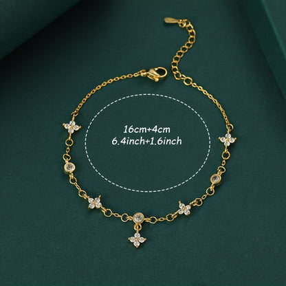Four-leaf Clover Chain Necklace