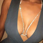 Rhinestone Body Chain Necklace
