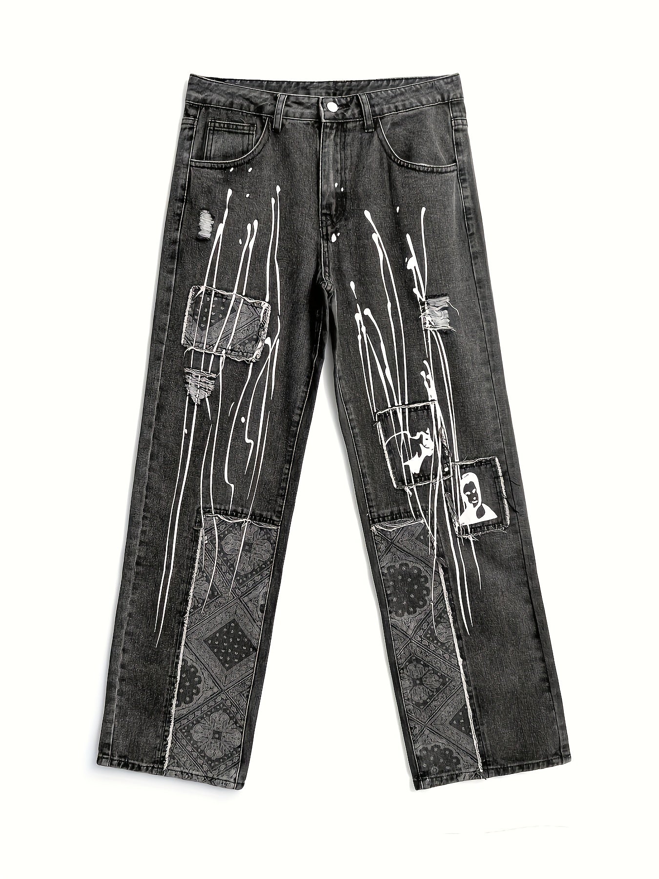 Trendy Embroidered jeans