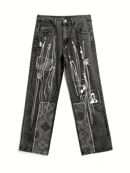 Trendy Embroidered jeans