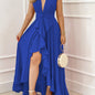 Elegant Deep V-Neck Sleeveless Maxi Dress