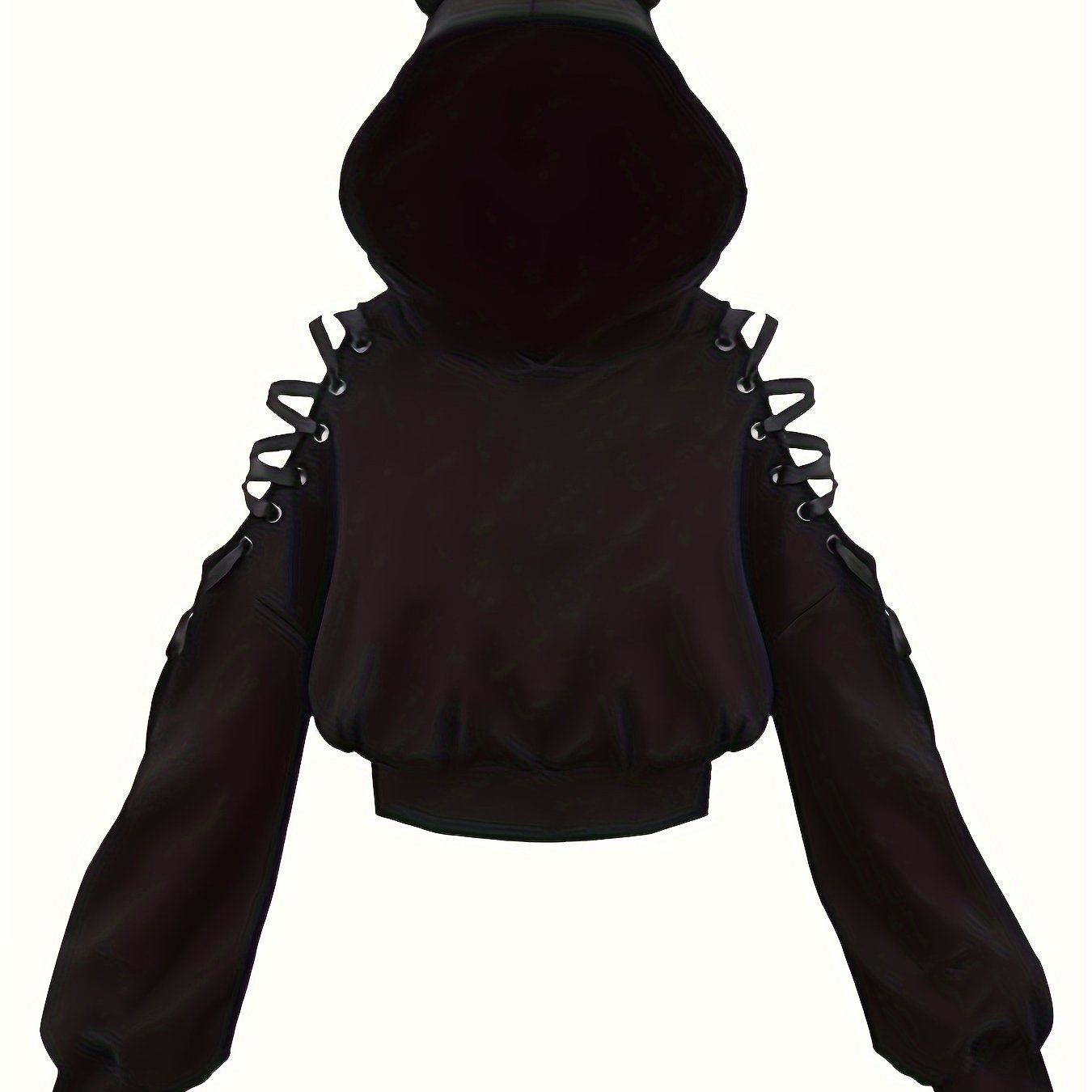 Black Hoodie with Cat Ears