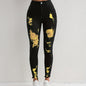 Stylish Black Ripped Skinny Jeans