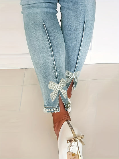 Stylish Blue skinny jeans