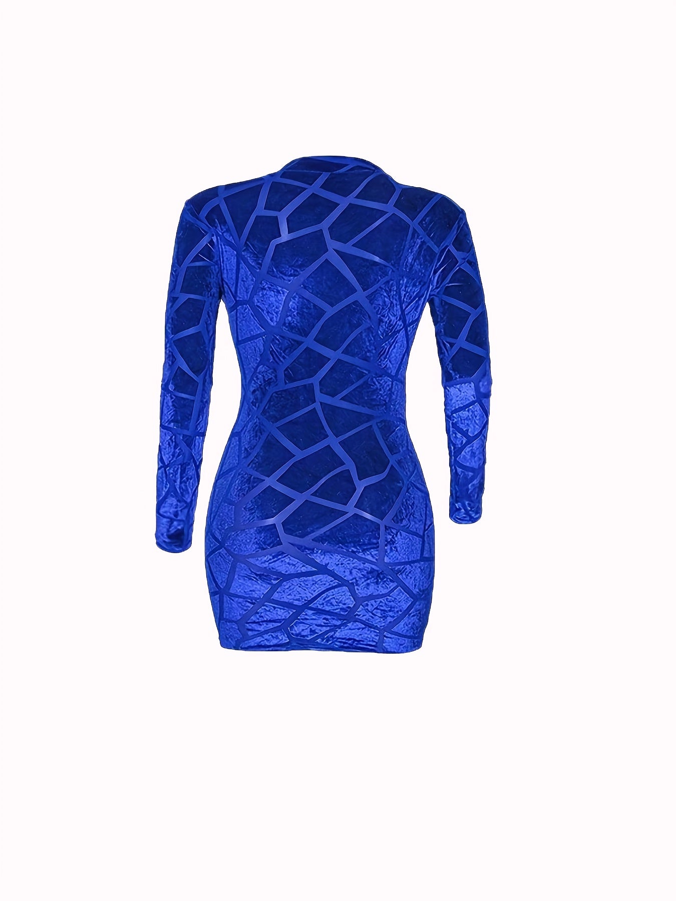 Plus Size Velvet Bodycon Dress