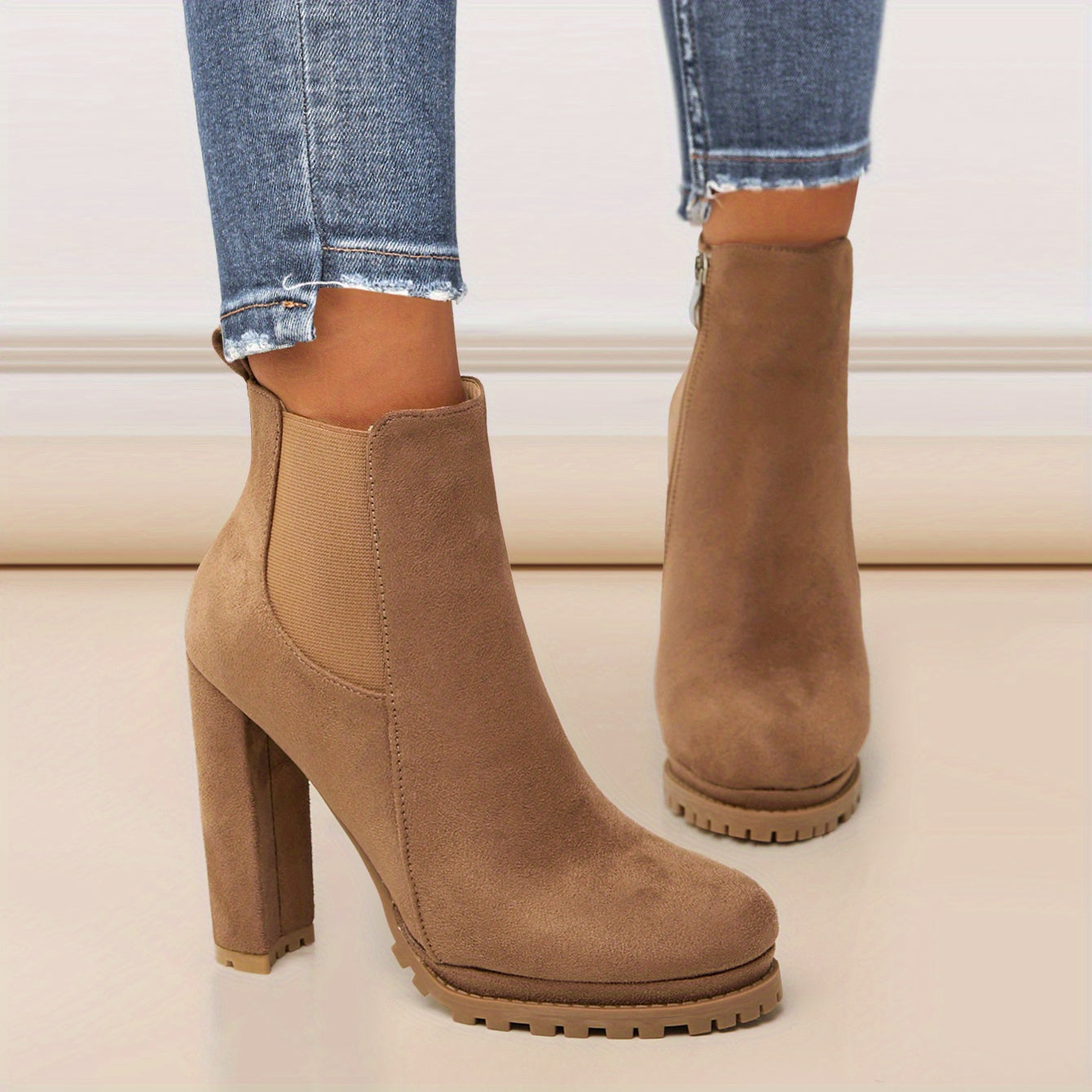 Stylish Pointed Toe Ankle Boots