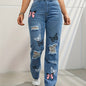 Denim loose fit jeans