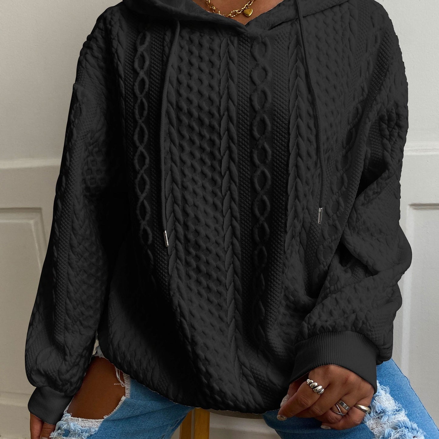 Plus Size Casual Hoodie
