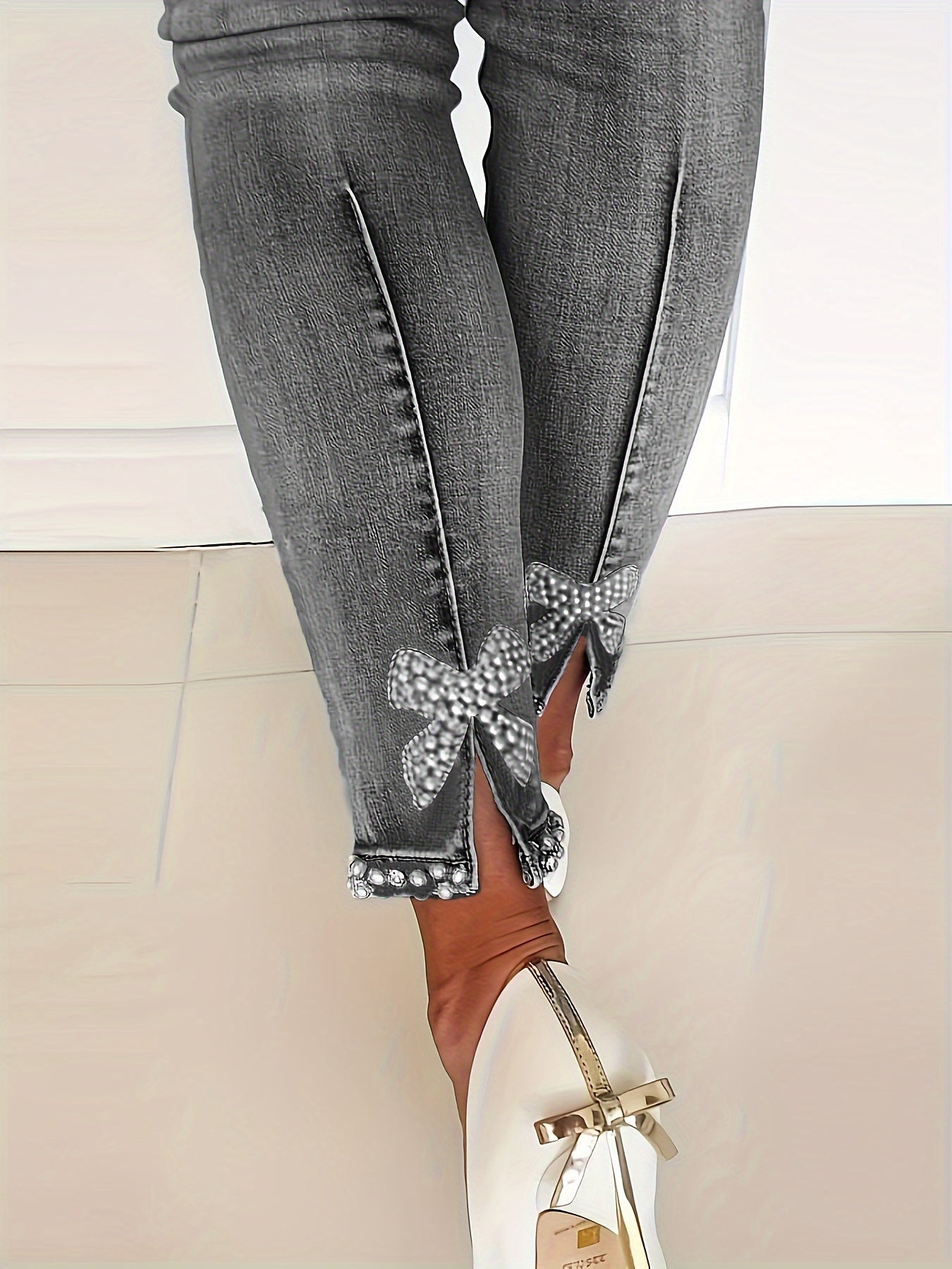 Stylish Blue skinny jeans