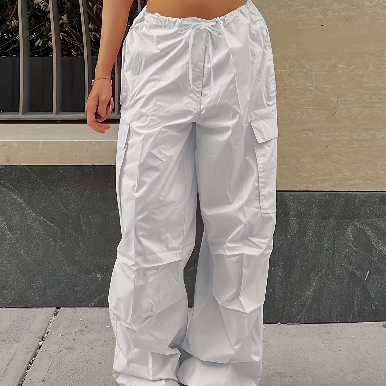 Y2K Loose Drawstring Cargo Pants