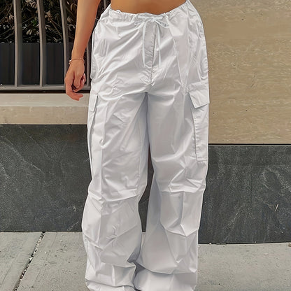 Y2K Loose Drawstring Cargo Pants