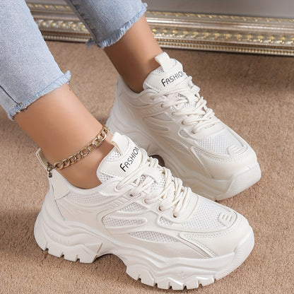 Platform Mesh Sports Shoes
