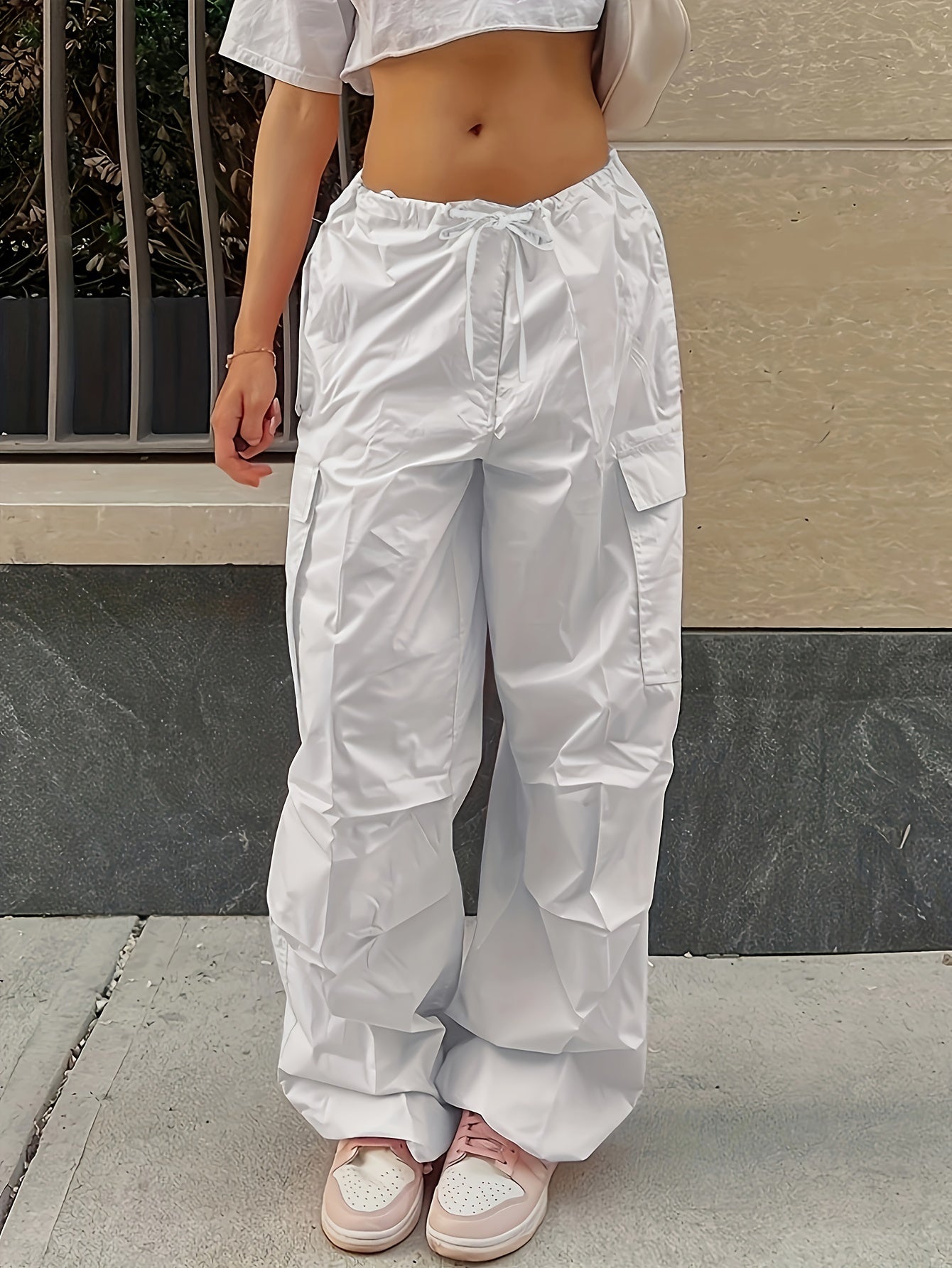 Y2K Loose Drawstring Cargo Pants