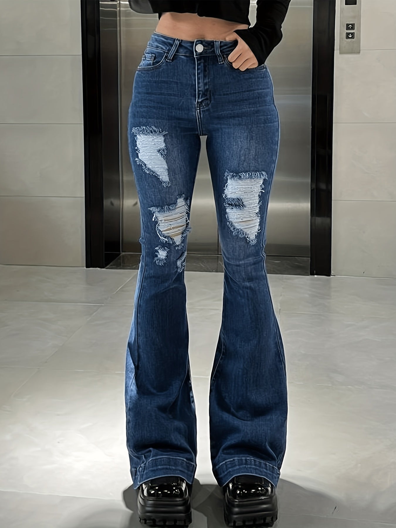 Chic Vintage Flare Jeans