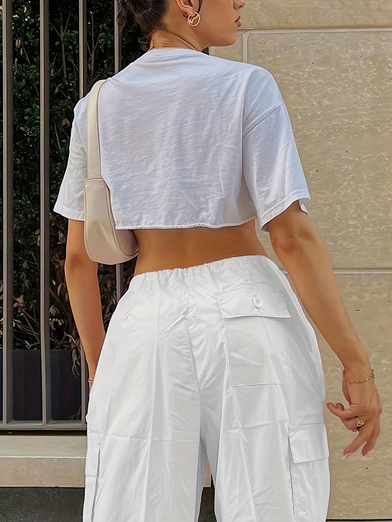 Y2K Loose Drawstring Cargo Pants