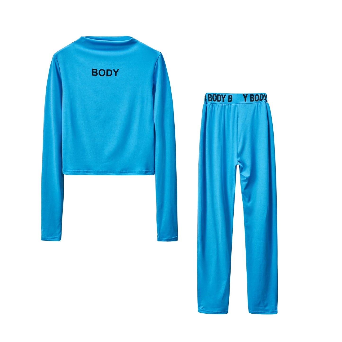 Sexy Solid Color Tight Long-sleeved Suit