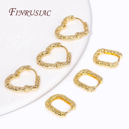 18K Real Gold Plated Earrings