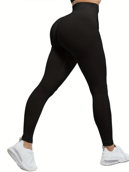 Solid Color Yoga Sports Leggings